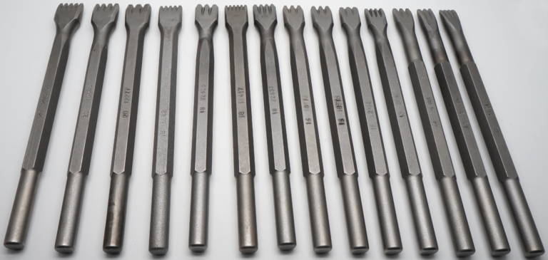 Milani TCT Teeth chisels for pneumatic hammer – StoneToolShop.co.uk
